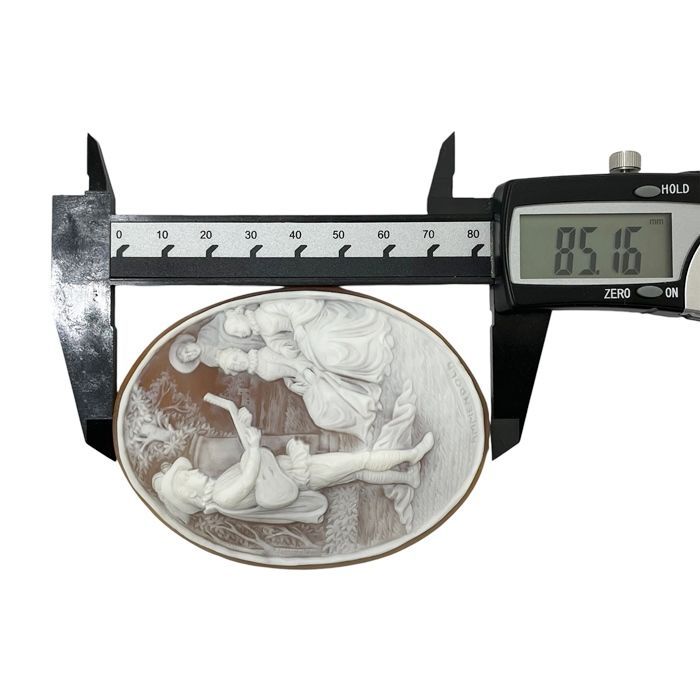 ✨美品✨ ニーノ・アメンドーラ シェルカメオ ルース ◇ AMMENDOLLA【アメンドーラ】シェルカメオ ルース 約85.16mm