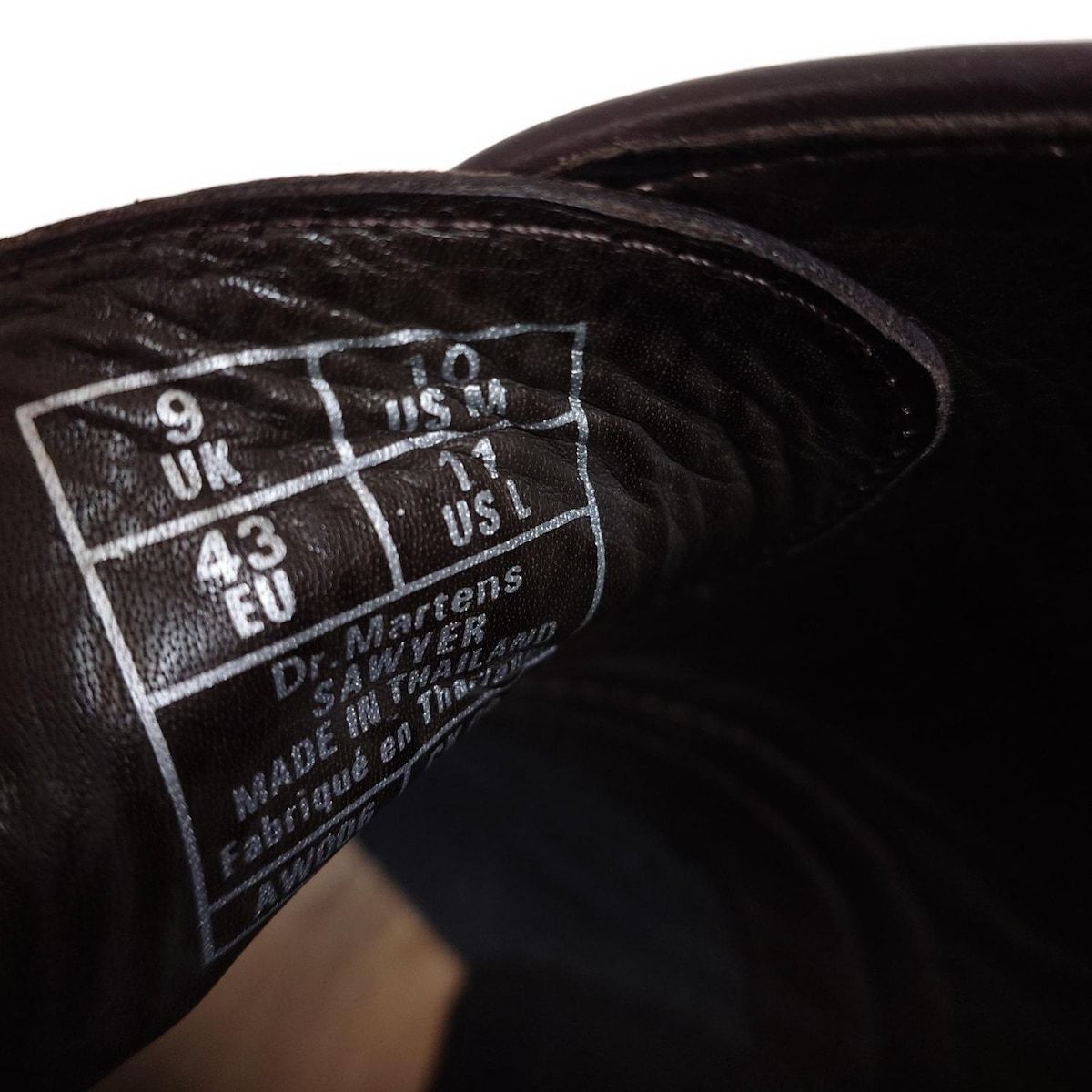 Dr.Martens ドクターマーチン ショートブーツ 43 メンズ - ダークブラウン チャッカーブーツ レザー