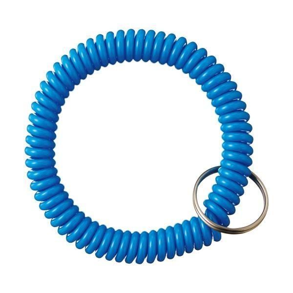 （まとめ） ティティメディカル キーリング 青1個 〔×10セット〕