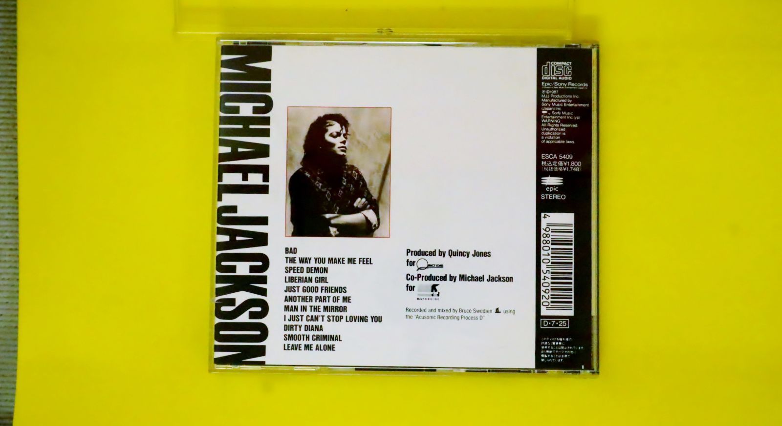 国内盤CD☆マイケル・ジャクソン/Michael Jackson□ バッド □4988010540920/ESCA-5409【国内盤  /洋楽】B02255 - メルカリ