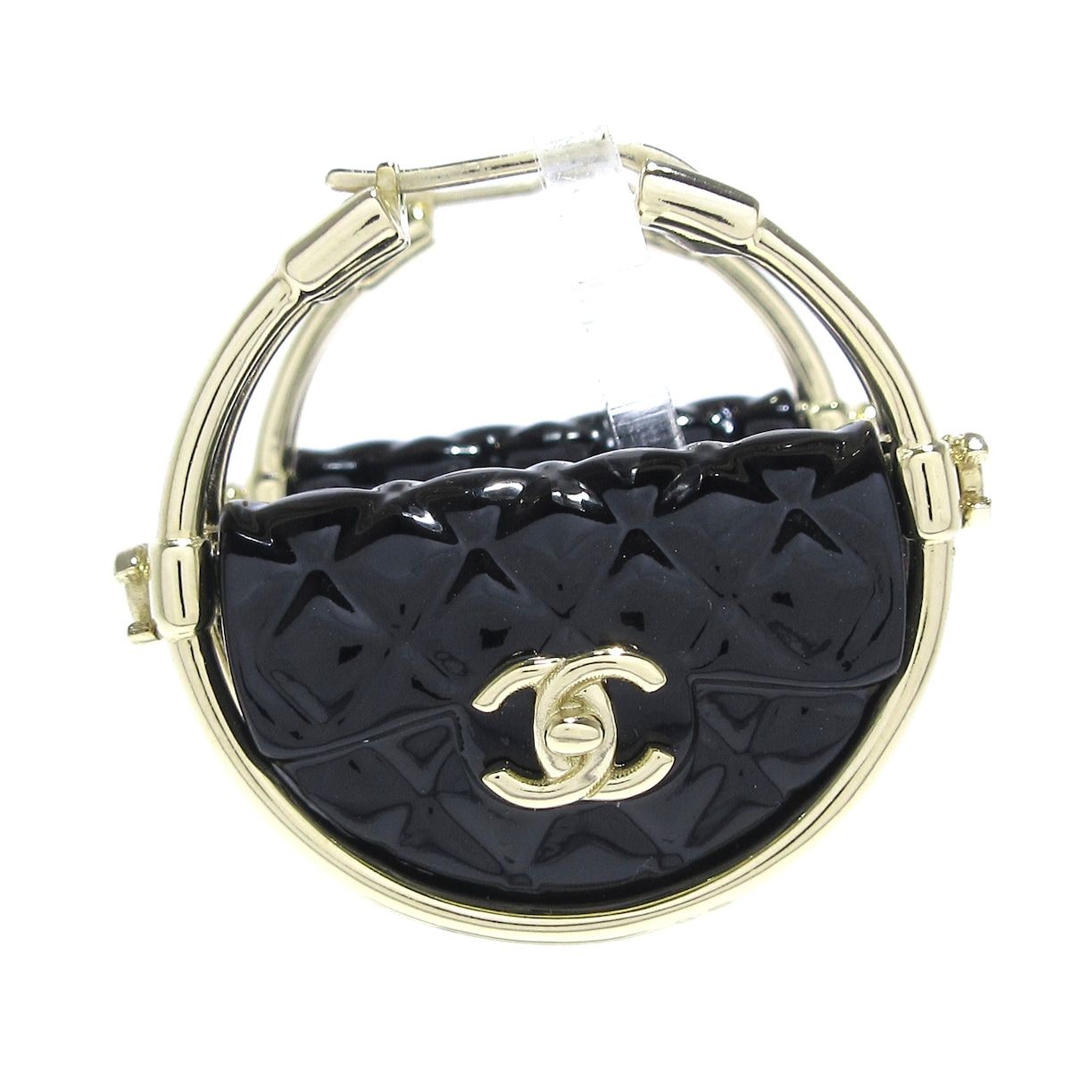 【CHANEL】シャネル キルティングバック フープ ピアス CHANEL】シャネル キルティングバック フープ ピアス (CHANEL