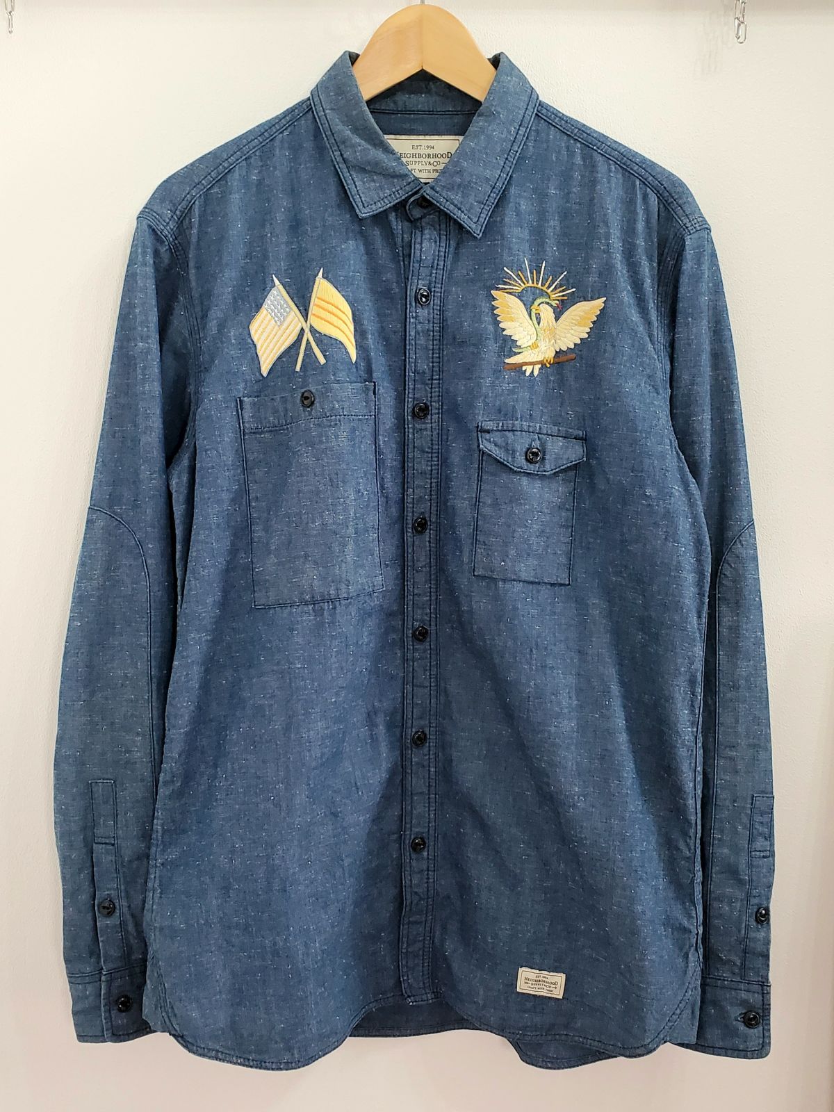 NEIGHBORHOODネイバーフッド□美品 14年 H-MONTEREY/CL-SHIRT.LS NEIGHBORHOODネイバーフッド□美品 14年 H-MONTEREY/CL-SHIRT.LS