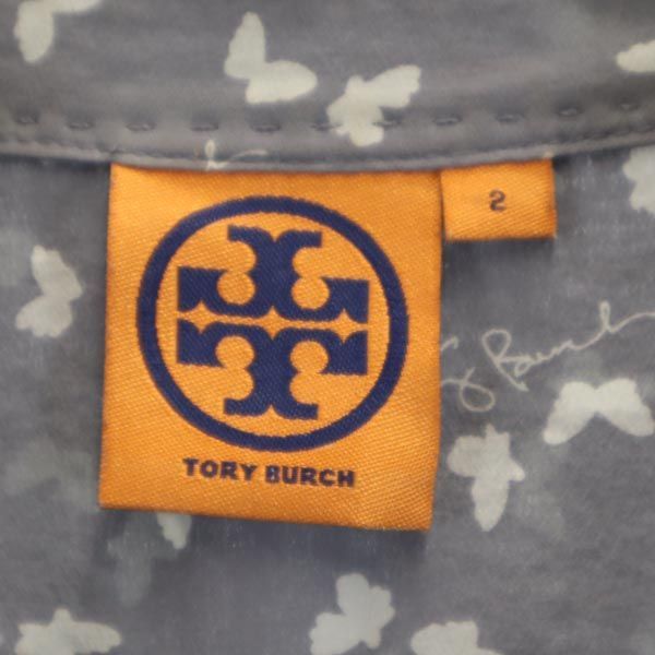 TORY BURCH トリーバーチ　シルク100%　ブラウス　総柄　サイズ2