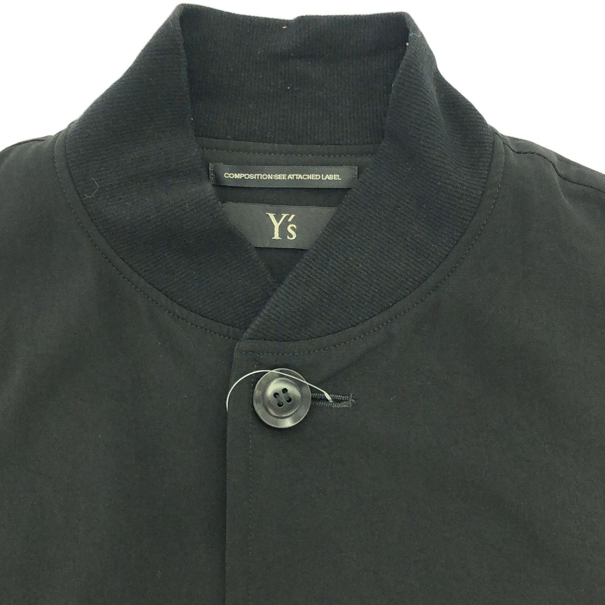 Y's - Y's ワイズ ロングブルゾンコート YI-C05-500 ブラック 1 Y's ワイズ ロングブルゾンコート YI-C05-500 ブラック 1 - メルカリ