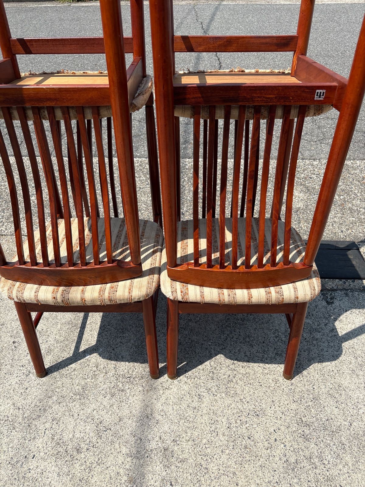松田家具/アンティーク】ヴィンテージ 四脚セット ビンテージ