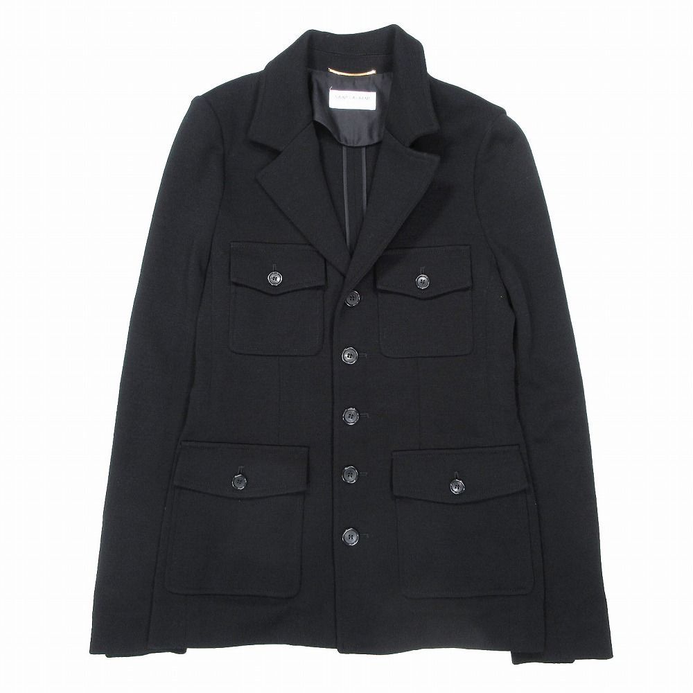 Saint Laurent Paris ミリタリージャケット(ウール) Saint Laurent Paris ミリタリージャケット(ウール) - メルカリ