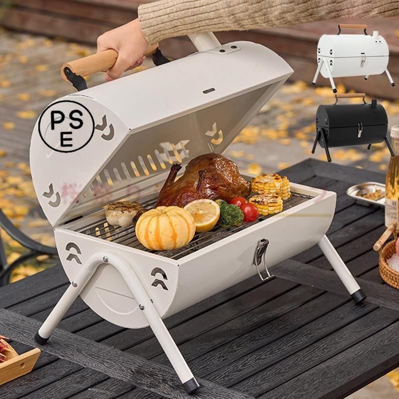 バーベキューコンロ バーベキューグリル 卓上 ドラム缶 BBQ