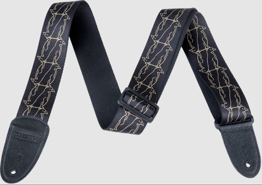 GRETSCH Double Penguins Strap Black|G ギターストラップ グレッチ