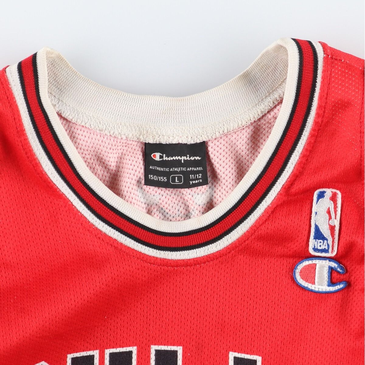 古着 チャンピオン Champion NBA CHICAGOBULLS シカゴブルズ メッシュ 