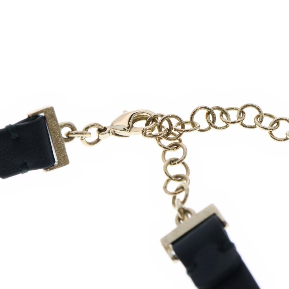 ブラックハートが魅力的♡【CHANEL】CCロゴ チョーカー 煌めくハートの中にCCマーク♪【CHANEL】25P チョーカー