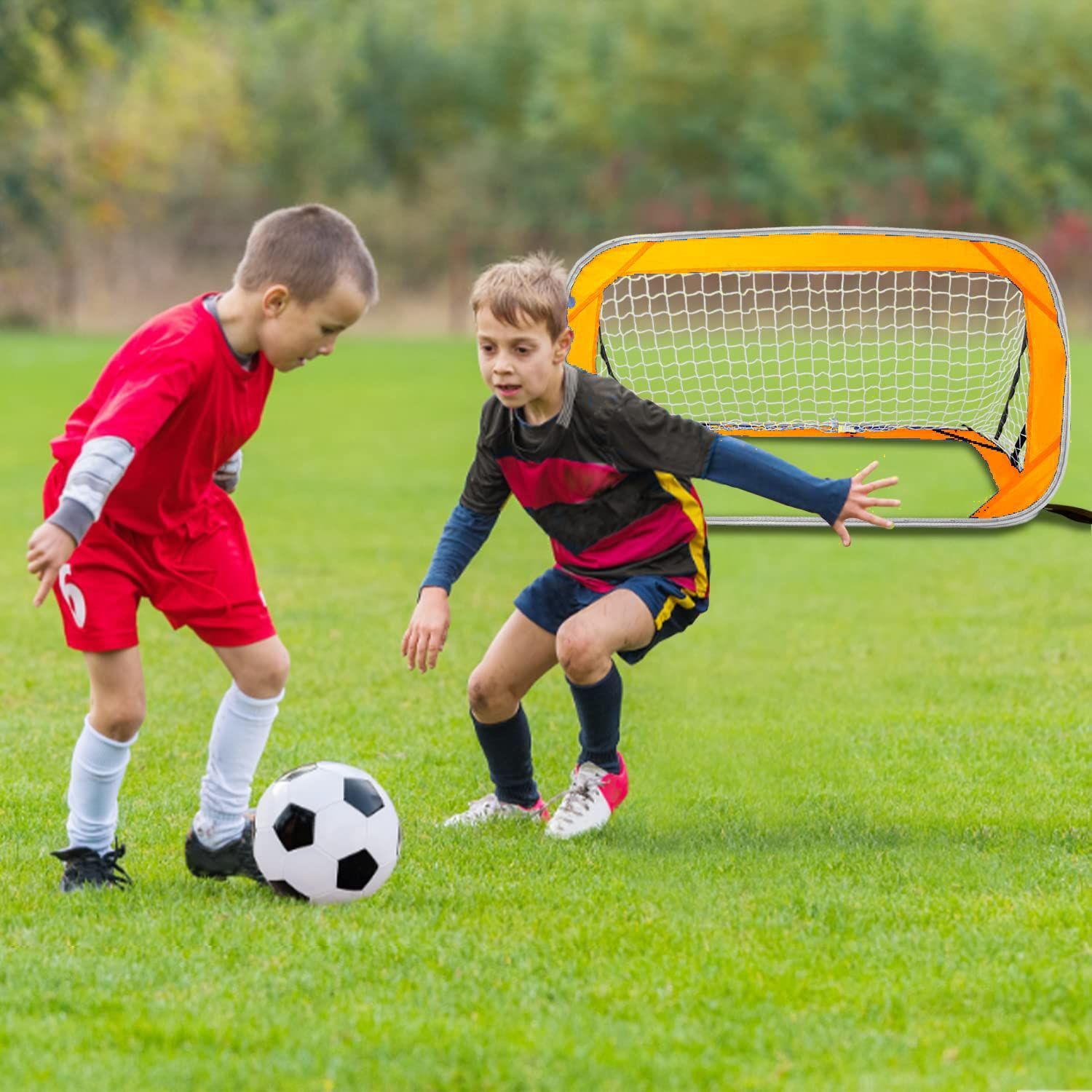 ミニサッカーゴール ゴールネット 折りたたみ ポップアップ 子供用