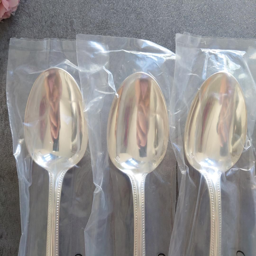 クリストフル パール 未開封 デザートスプーン 6点
