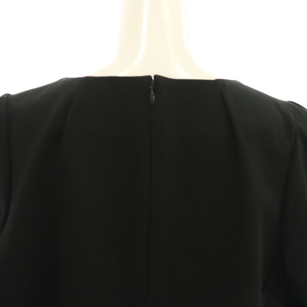 極美品♪ADORE アドーア クルーネック半袖プルオーバー 38 ブラック黒 極美品♪ADORE アドーア クルーネック半袖プルオーバー 38