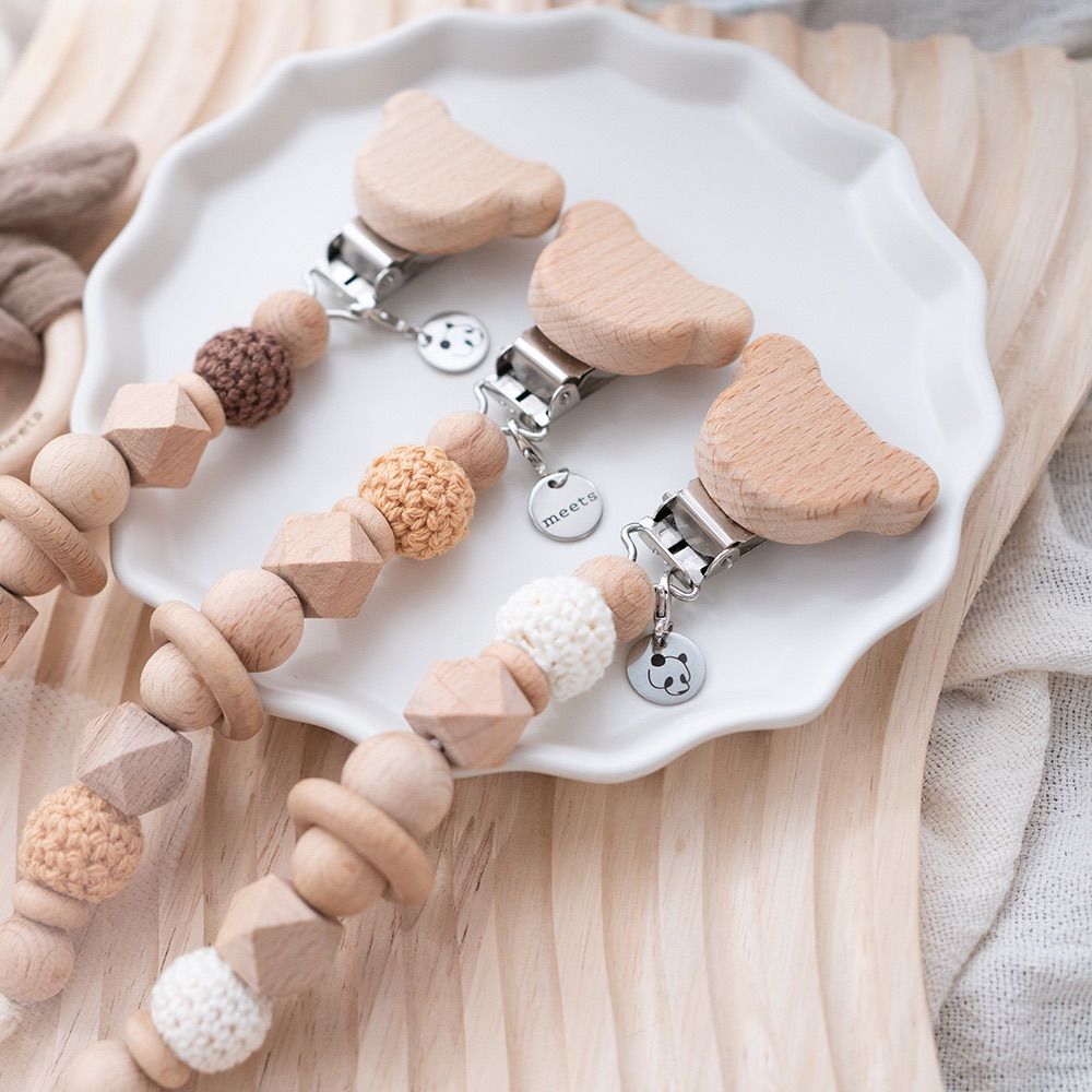 ハンドメイド おもちゃホルダー マルチホルダー おしゃぶりホルダー