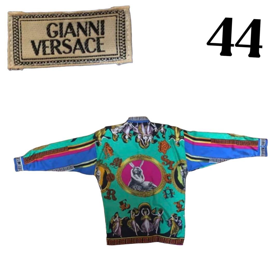 シルクプリントシャツ ジャンニヴェルサーチ アート芸術 NN00321