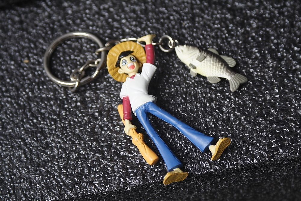 釣りキチ三平 フィギュア マスコット キーホルダー 矢口高雄 フィッシング 昭和 レトロ 