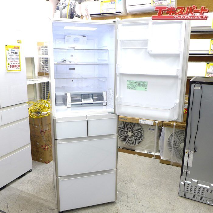 中古美品 日立 HITACHI 5ドア 冷凍冷蔵庫 R-S40J 401L 2019年製 真空チルド 公田店 - メルカリ