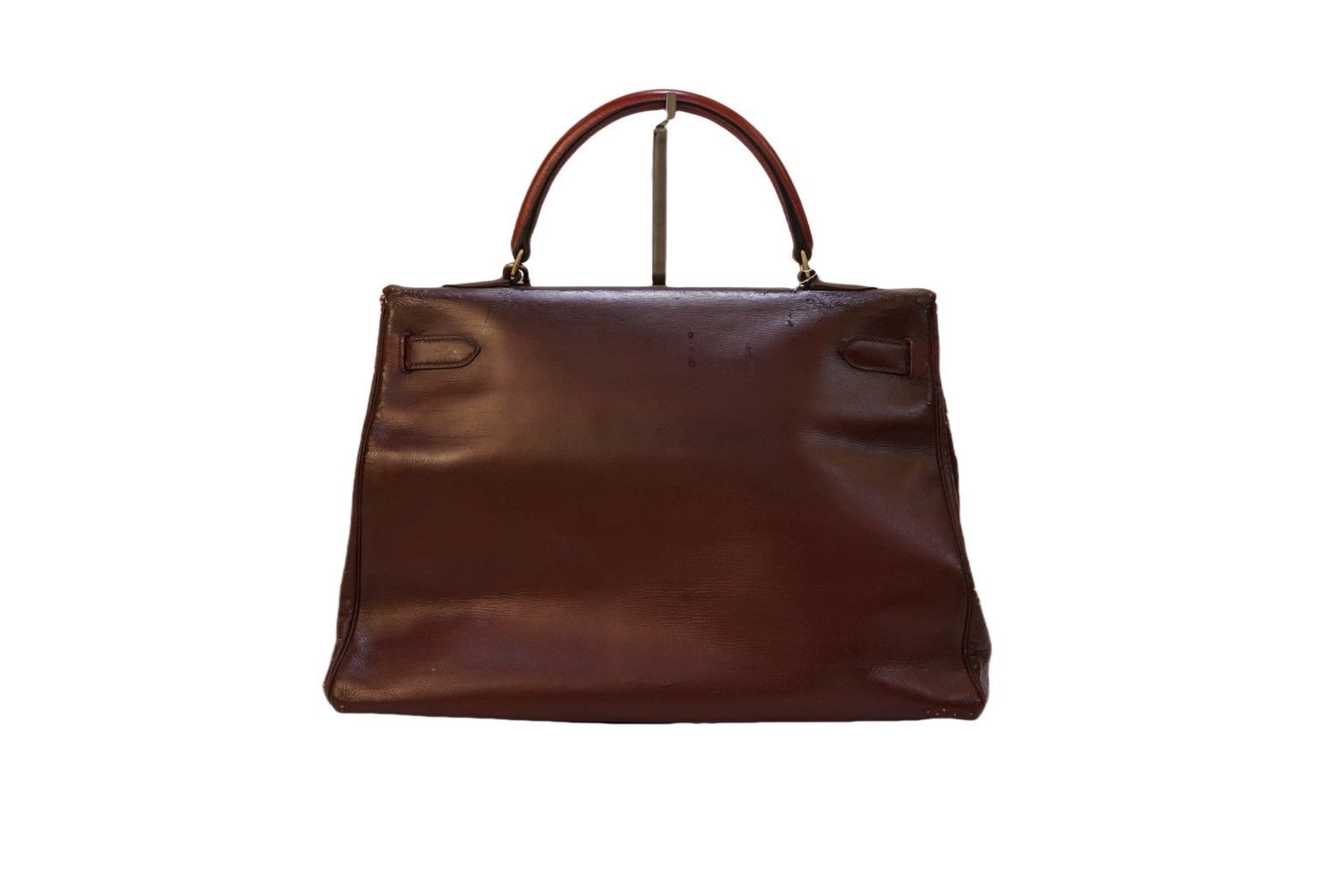 HERMES ケリー35 ボックスカーフ ルージュアッシュ ゴールド金具 