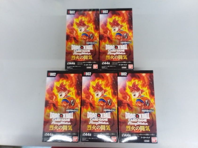 ドラゴンボールスーパーカードゲーム 烈火の闘気 5BOX 新品未開封
