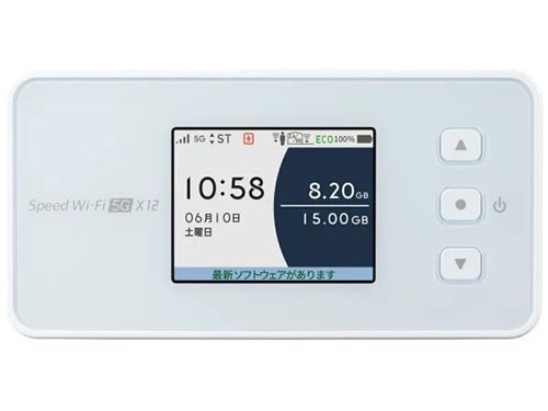 Speed Wi-Fi 5G X12 アイスホワイト NEC モバイルルーター