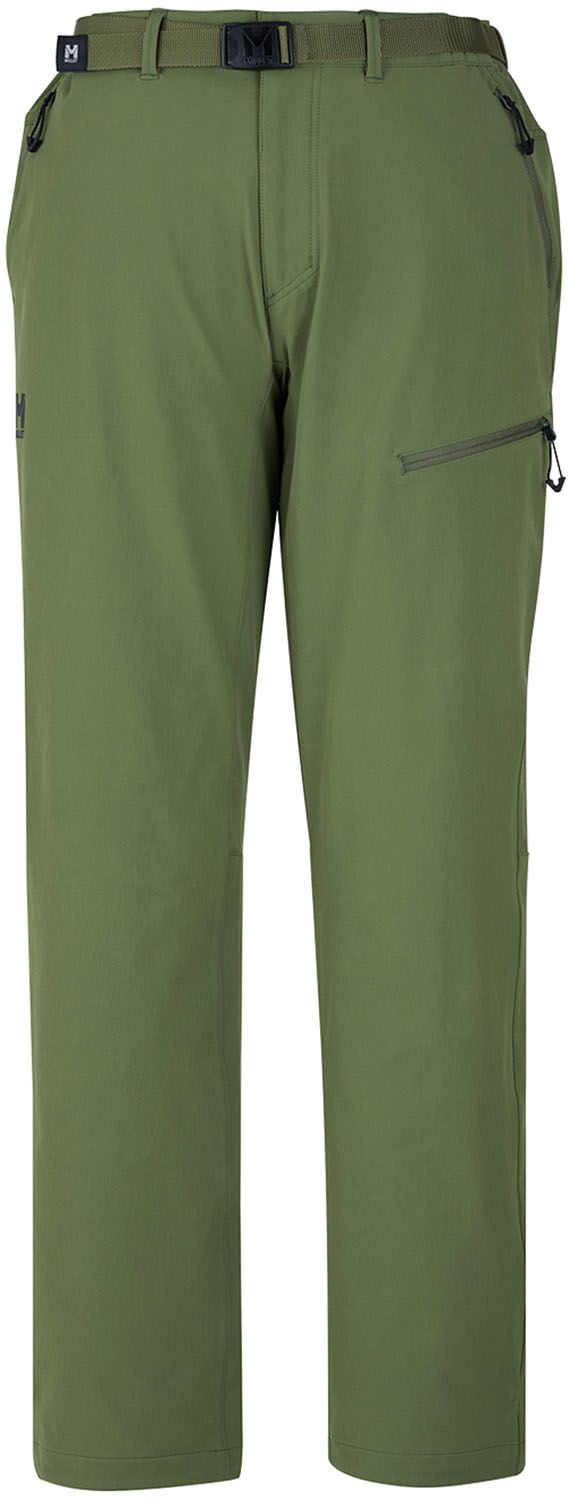 ミレー MILLET アウトドア DURANCE STRETCH PANT M トレッキングパンツ ズボン ハイキング 縦走 耐久性 ストレッチ性 二重織りナイロン生地 立体裁断 ベンチレーション MIV03198 N9412 FERN