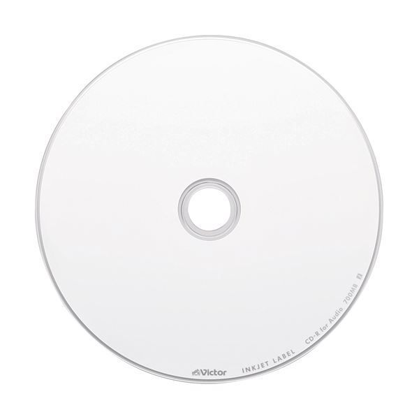 まとめ JVC 音楽用CD-R 80分1-48倍速対応 ホワイトワイドプリンタブル 5mmスリムケース AR80FP20J1 1パック 20枚 ×5セット