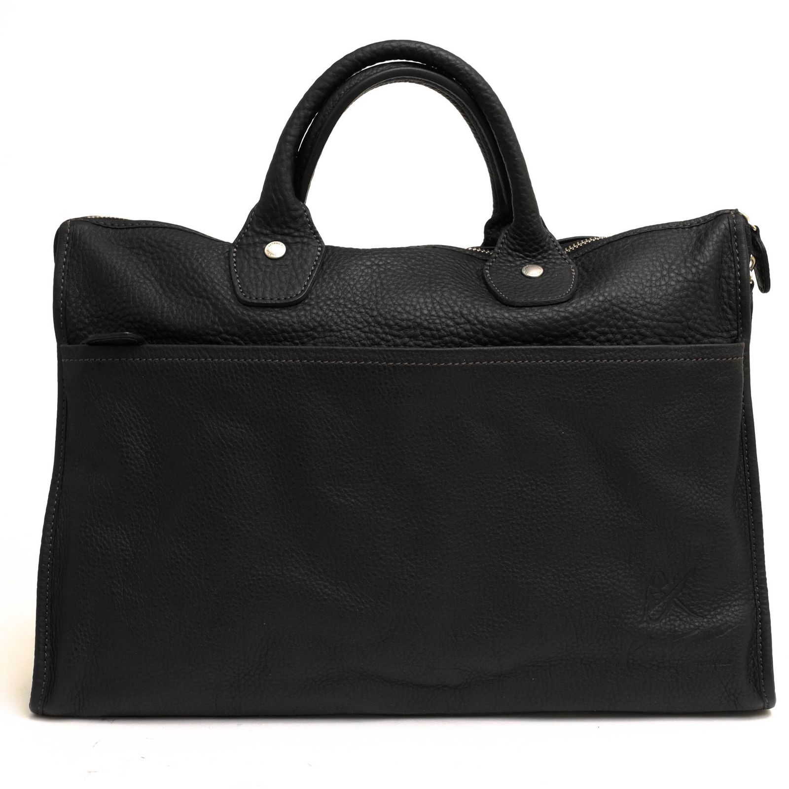 Kitamura キタムラ ブリーフケース ビジネスバッグ 黒 本革 レザー