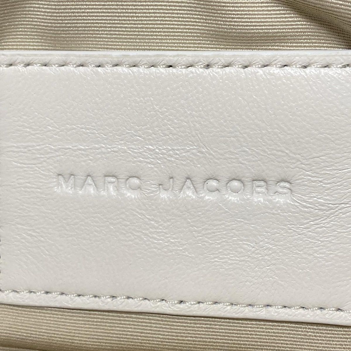 MARC JACOBS(マークジェイコブス) ショルダーバッグ - 白×シルバー 