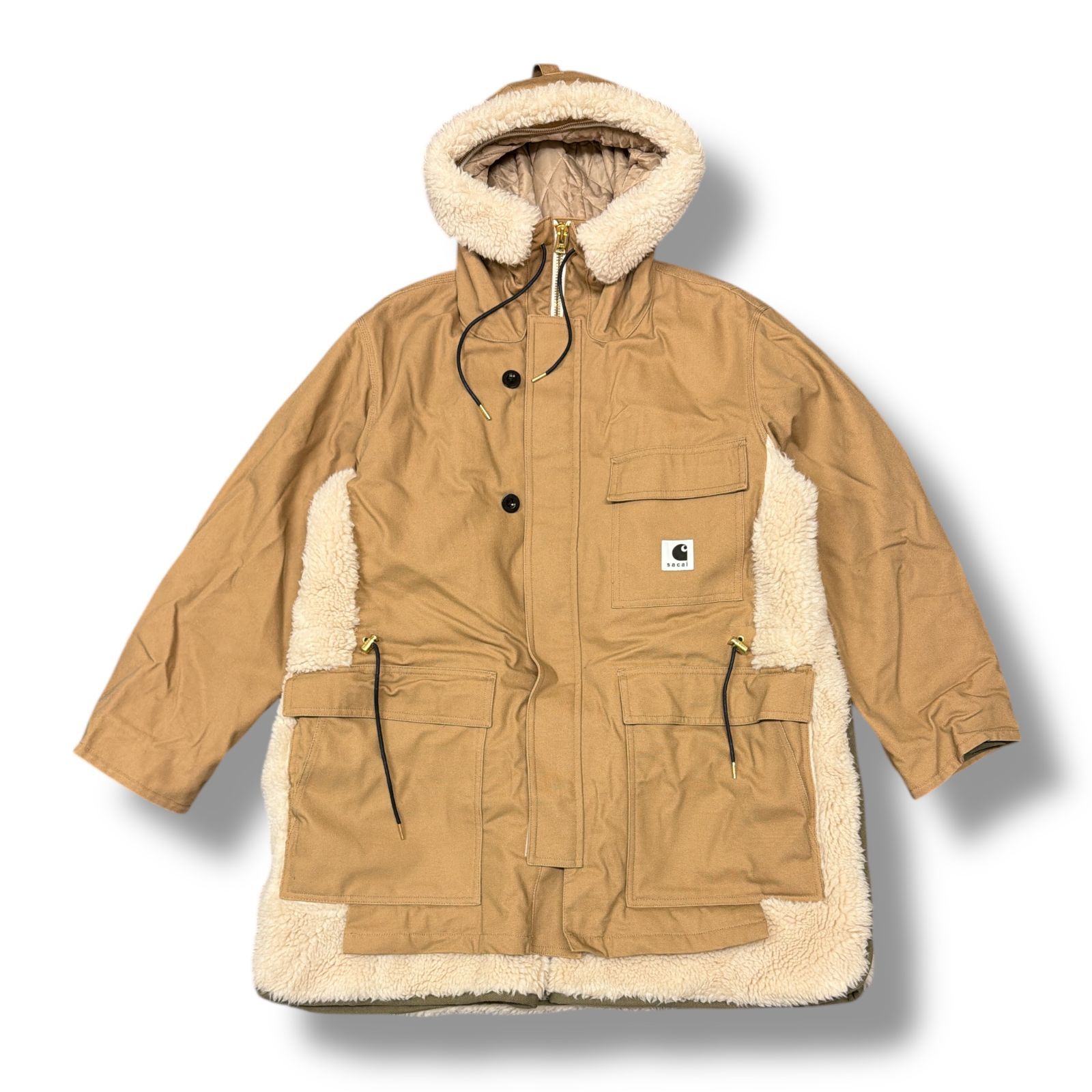 参考上代192500円 sacai 23AW ×Carhartt WIP Canvas Parka Siberian 