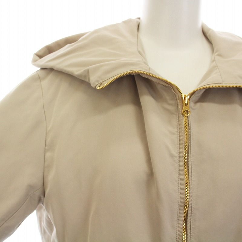 ベイジ BEIGE DERRIL ダウンジャケット ショート丈 ジップアップ 
