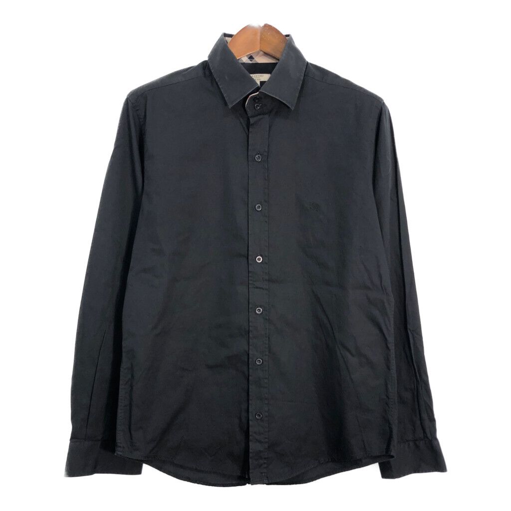 BURBERRY バーバリー 長袖シャツ ブラック (メンズ XXL) 中古 古着 R7326
