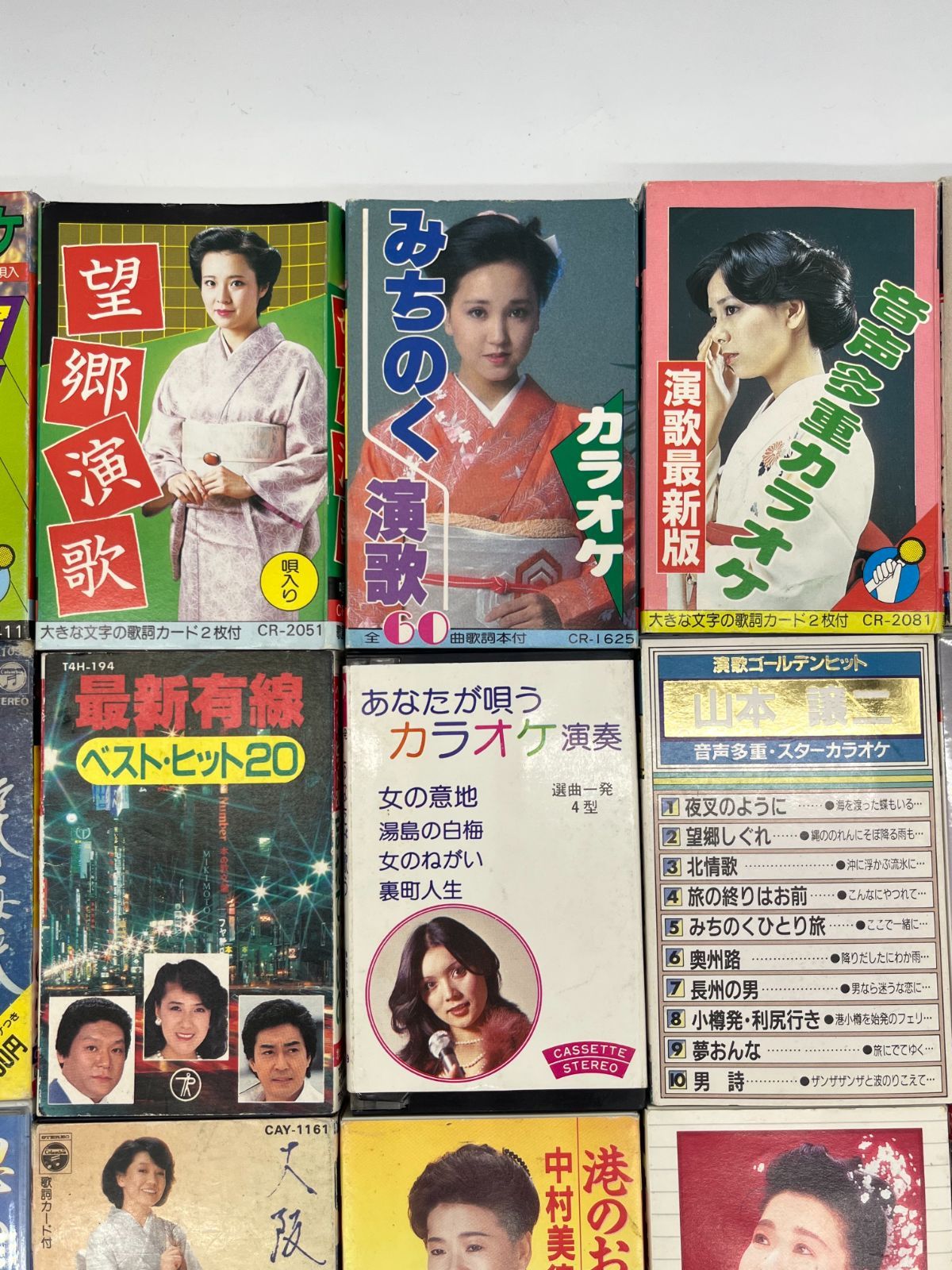 ジャンク品 カセットテープ 64個セット まとめ売り カセット 音楽 演歌