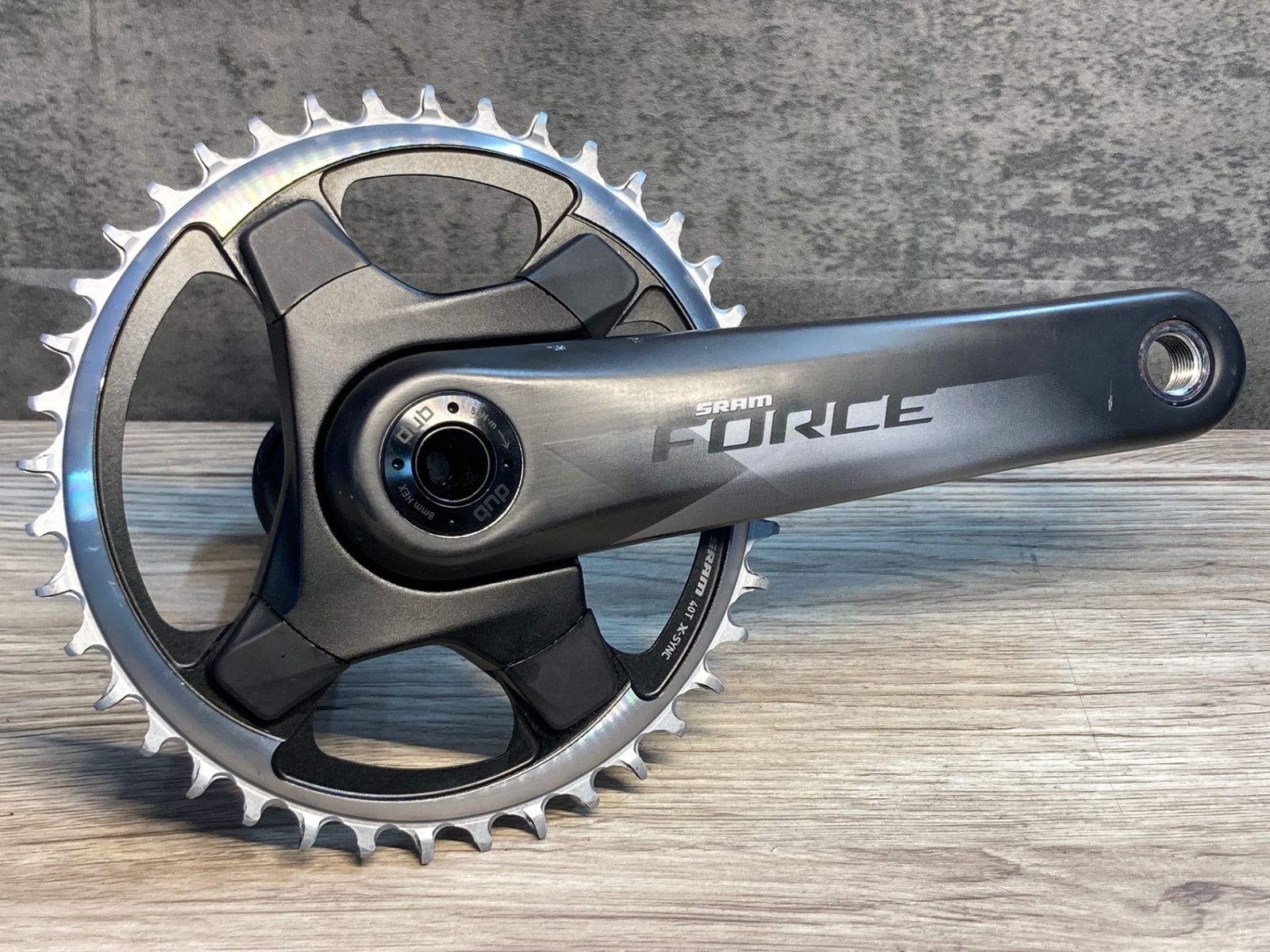 JH215 スラム SRAM FORCE AXS FC-FRC-1-D1 クランク X-SYNC 170mm 40T シングルスピード ペダルワッシャー