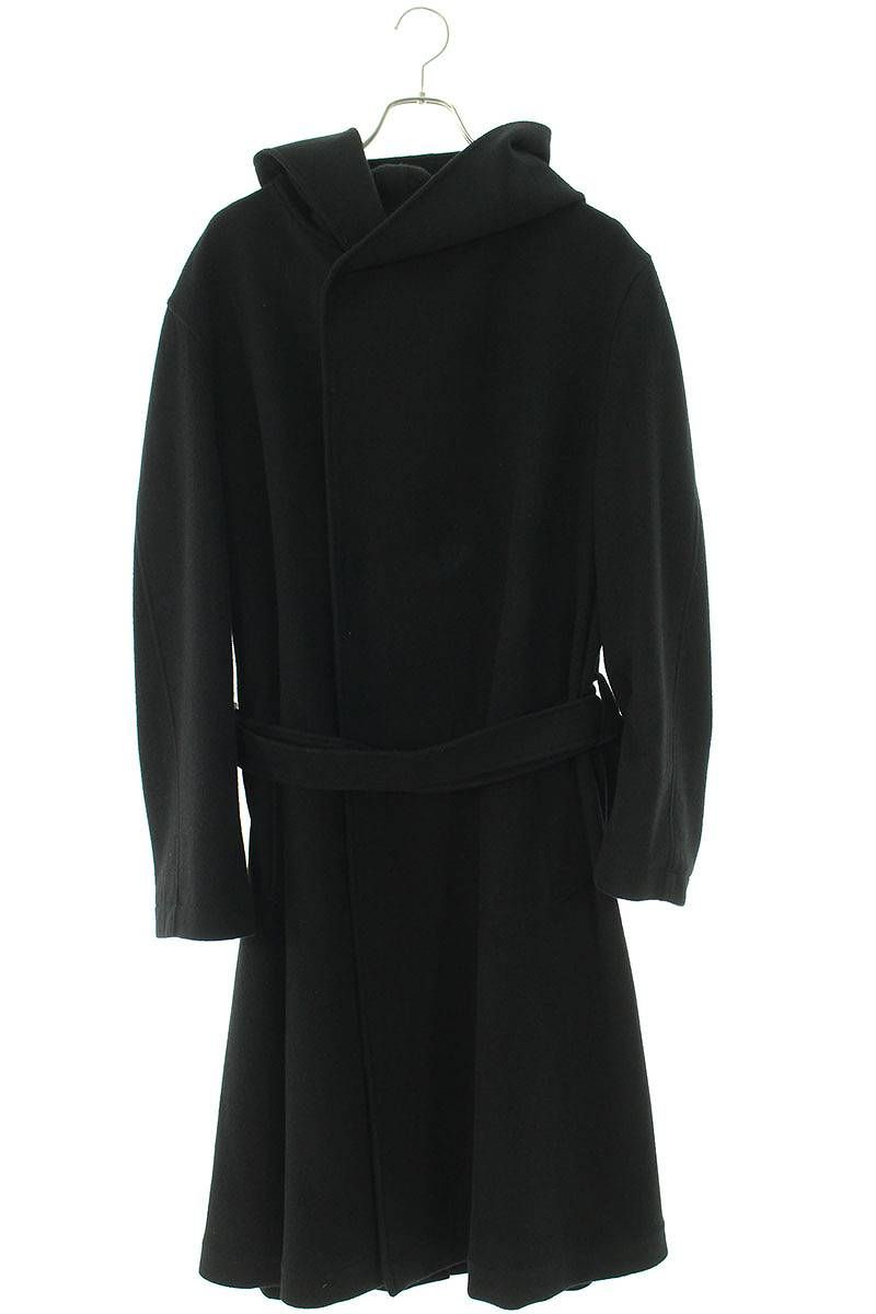 ヨウジヤマモト 18AW HV-C01-140 フーデッドウールコート メンズ1 ヨウジヤマモト 18AW HV-C01-140 フーデッドウールコート メンズ 2