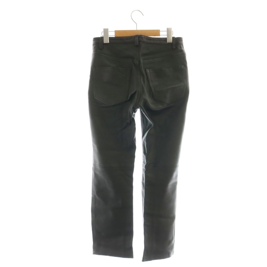 ラムレザーパンツ スリム