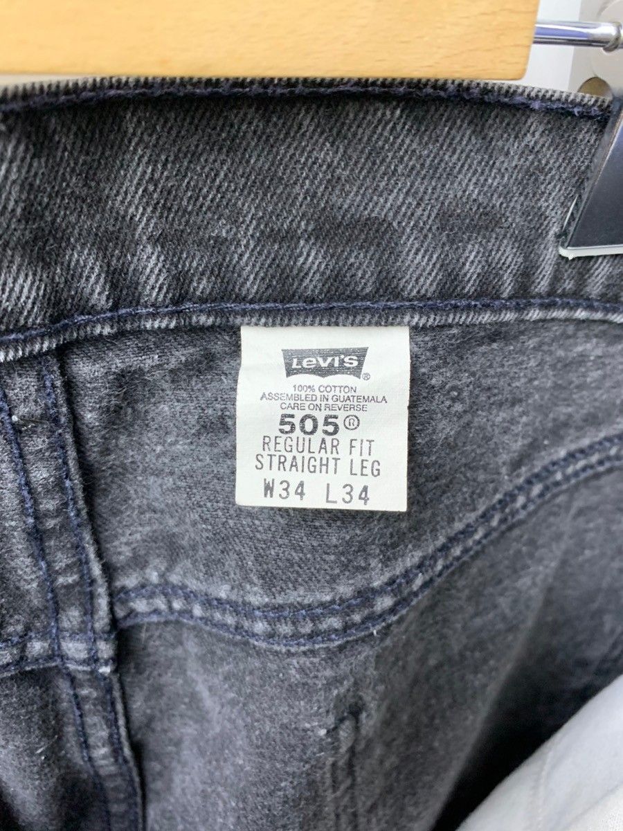 リーバイス Levi's 505 90s オレンジタブ ブラックデニム 後染め