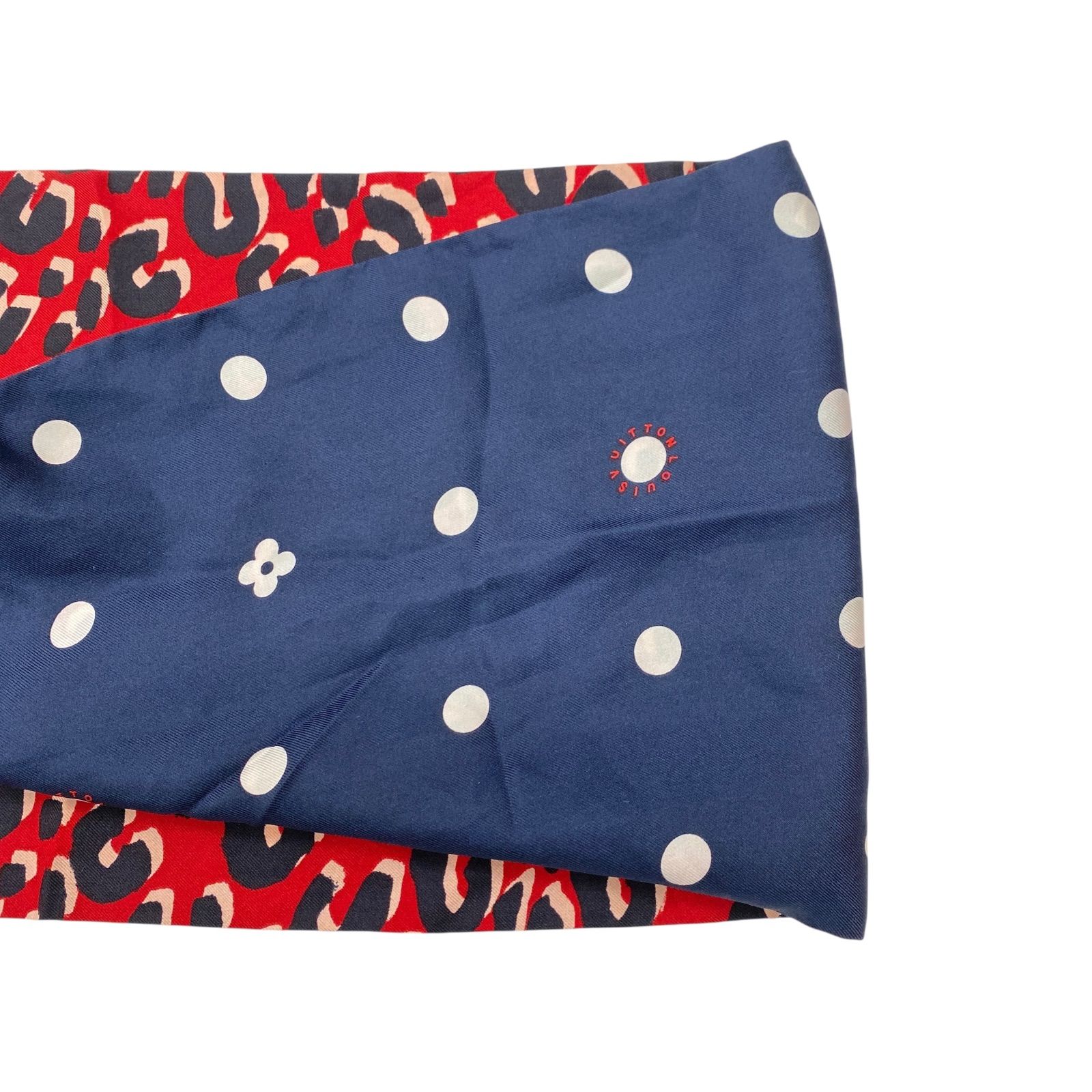 ルイ ヴィトン スヌード スカーフ レオパード ドット M74727 シルク ルイ ヴィトン スヌード スカーフ レオパード ドット M74727 シルク