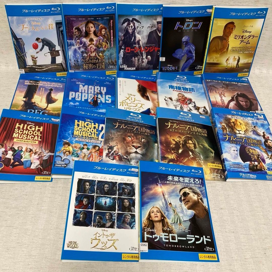 Blu-ray・DVD】ディズニー45作品 まとめ売り 名作・実写・傑作・映画 洋画 ウォルト・ディズニー 日本語吹替 レンタル落ち @FE_01_2  - メルカリ