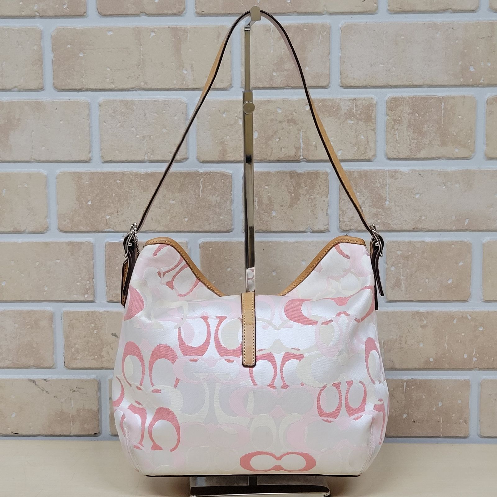 55 COACH コーチ シグネチャー キャンバス ショルダーバッグ - メルカリ