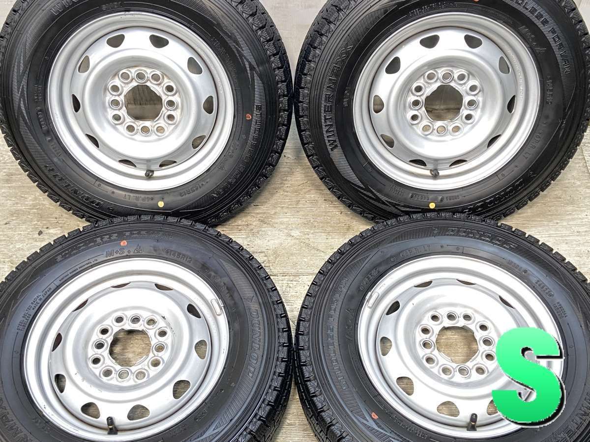 145R12 6PR ダンロップ ウィンターマックス SV01 WD 12x4.0 100|110|114.3-4穴 タイヤ スタッドレスタイヤ ホイールセット 4本セット w12250421006
