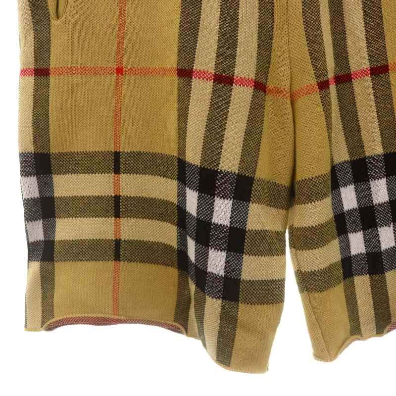 バーバリー BURBERRY ノバチェックニットハーフパンツ ショートパンツ