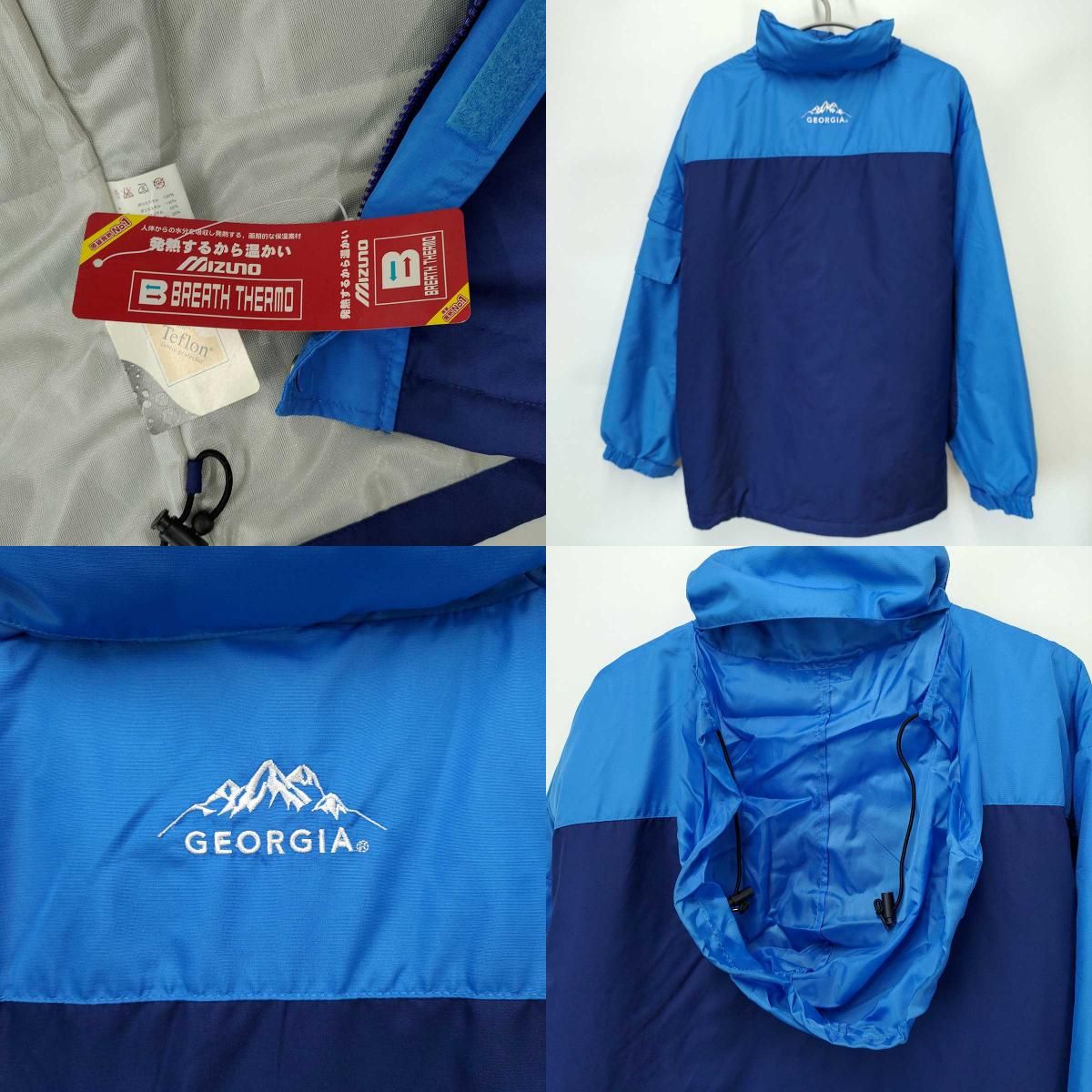 未使用】ミズノ ジョージア GEORGIA 中綿入り ナイロンジャケット 