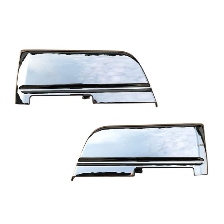 Chrome Truck Parts いすゞ 07エルフ メッキ ステップスカート ハイキャブ/ワイドキャブ用 アンダーガーニッシュ 左右セット ABS製 メッキカーパーツ(サイドステップスカート)