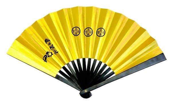 鉄扇 八寸 扇 扇子 尾形刀剣 8寸 織田信長 TS-信長 ゴールド 金