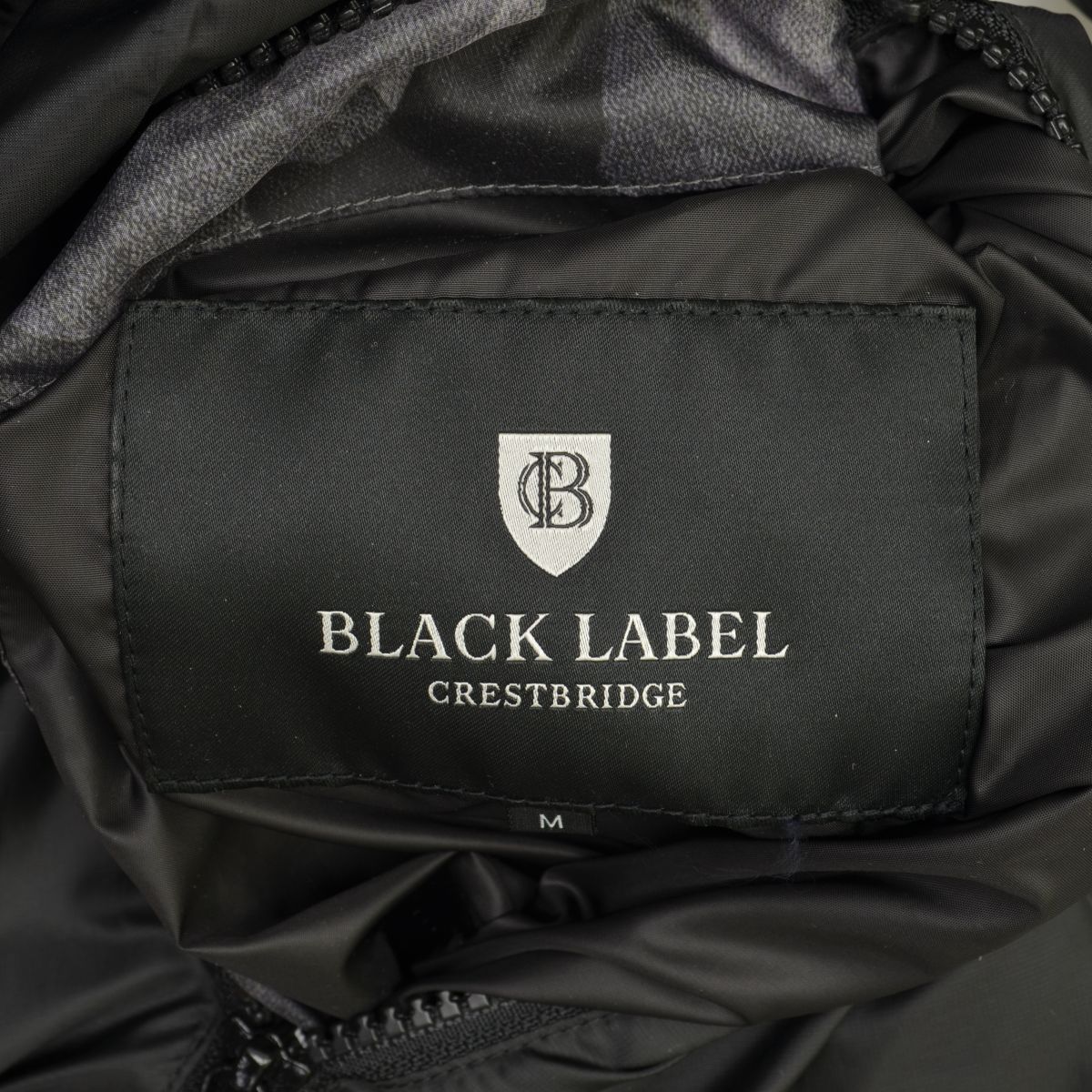 BLACKLABEL CRESTBRIDGE】51F13-212-09 リバーシブルダウンジャケット 