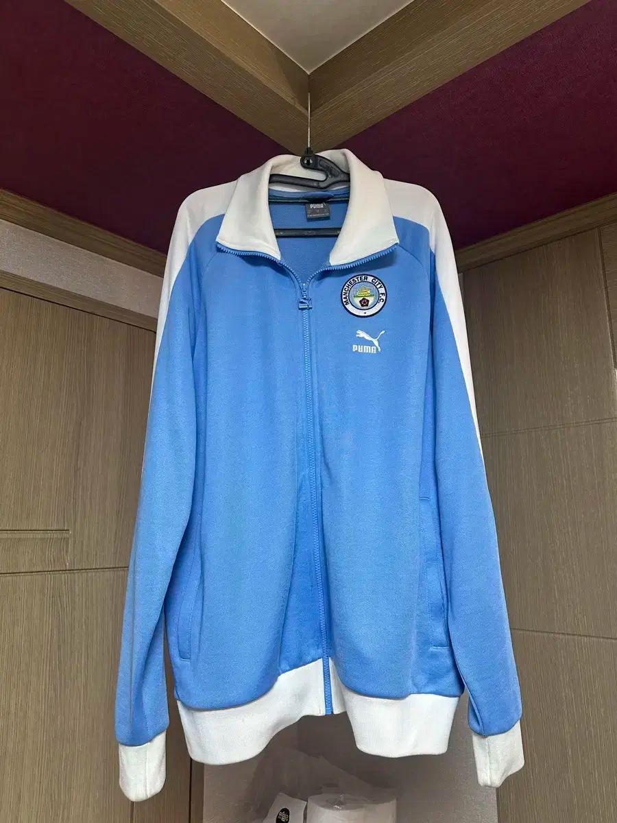 PUMA プーマ マンチェスター シティー トラックトップス ライトブルー XL