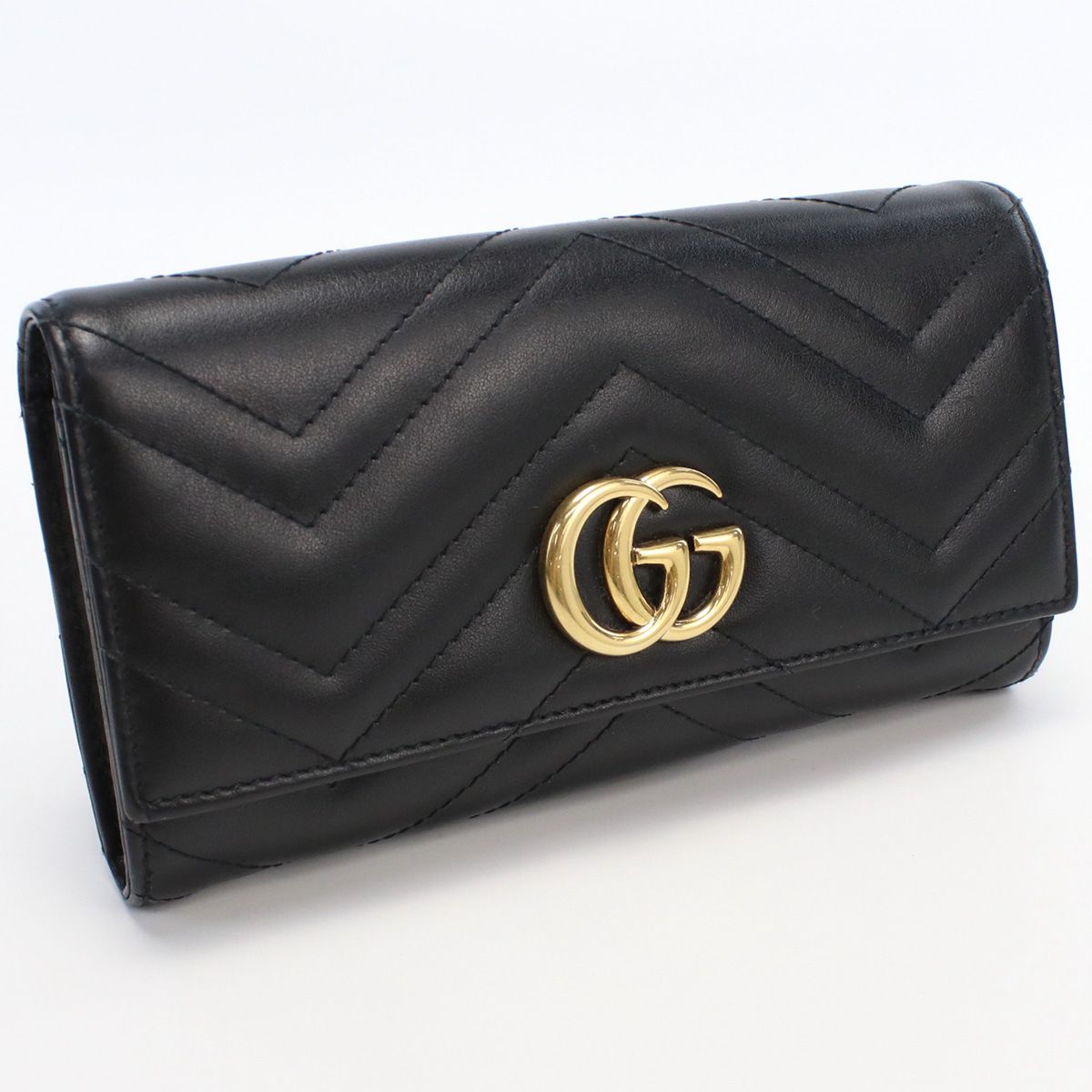 GUCCI グッチ コンチネンタルウォレット GGマーモント 443436 DTD1T