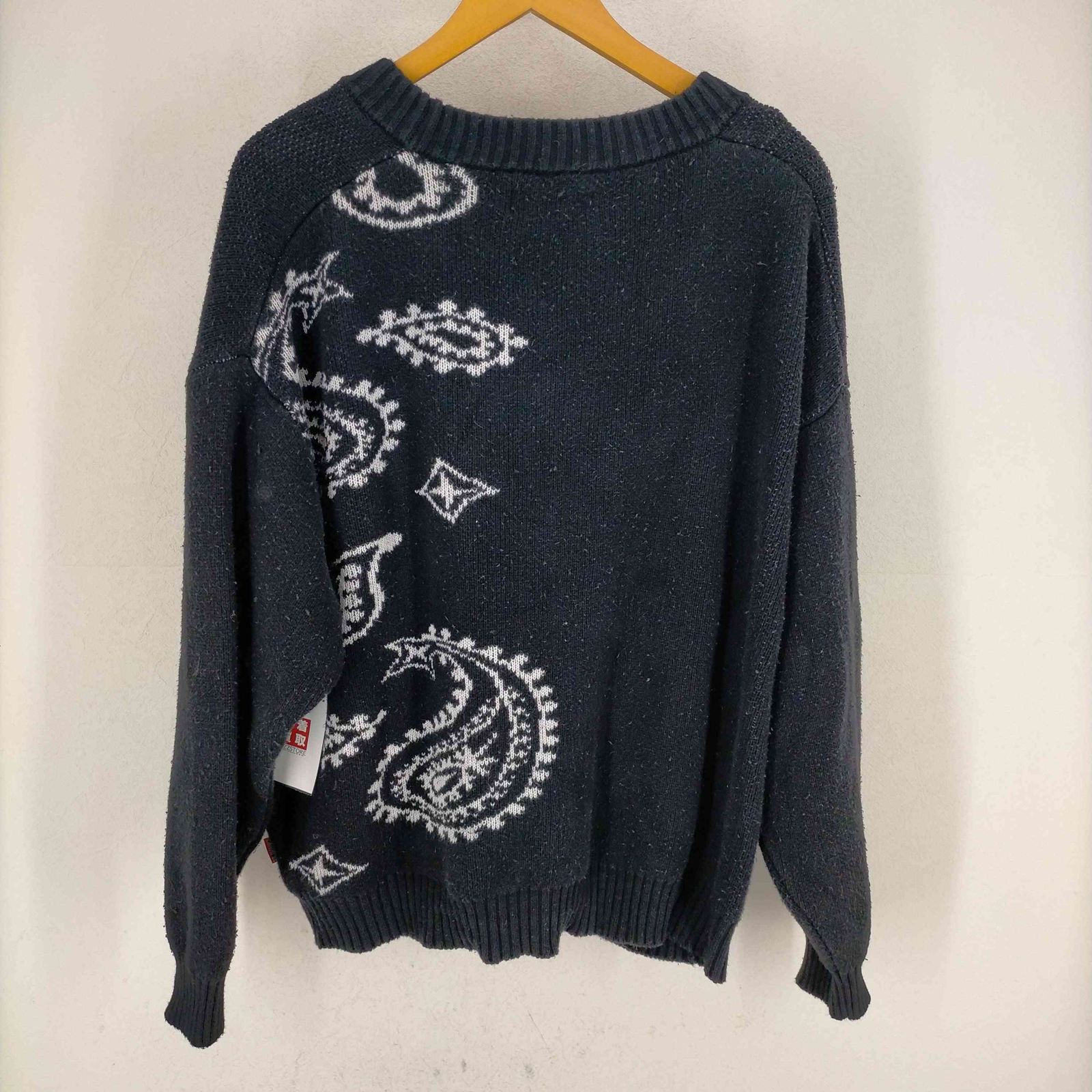 イグザンプル EXAMPLE ペイズリー柄 カーディガン メンズ import
