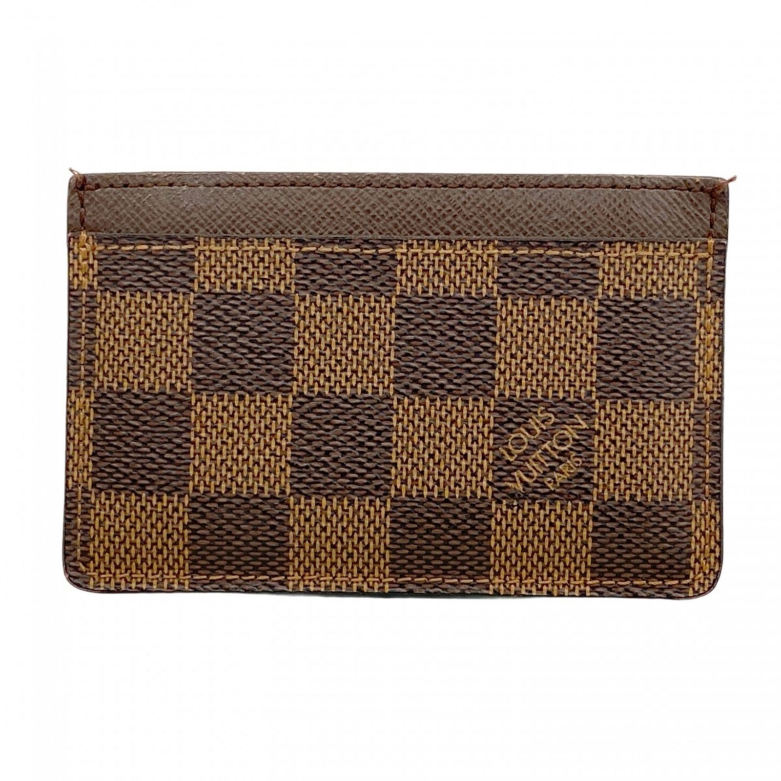 ルイ ヴィトン Louis Vuitton ルイ ヴィトン 名刺入れ カードケース ダミエ ポルトカルトサーンプル N61722 エベヌメンズ レディース