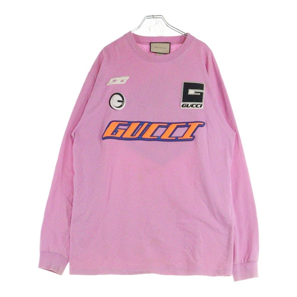 GUCCI グッチ Coastal Skater Boy L|S T-Shirt 長袖Tシャツ ロンT ピンク 778363 XJGBN